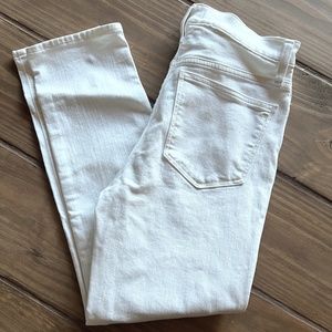 EUC NWOT Madewell Stovepipe Jeans White 27